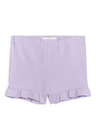 Frilled Jersey Shorts