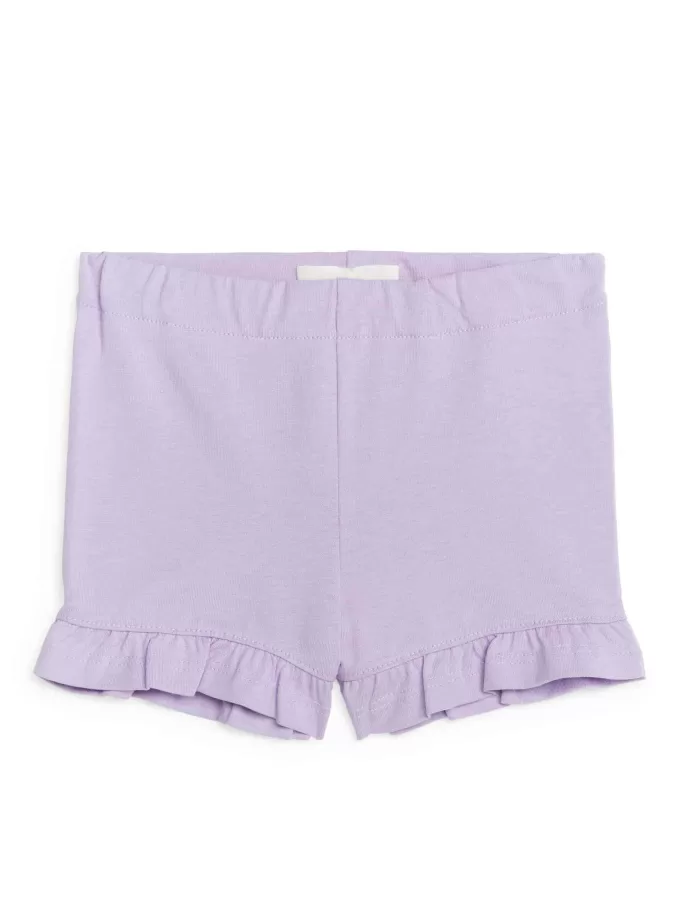 Frilled Jersey Shorts