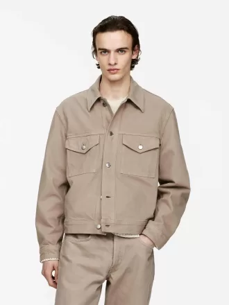 Garment-Dyed jeansjacka