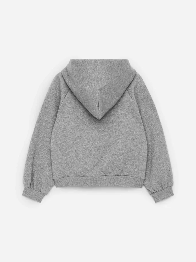 Hoodie med dragkedja