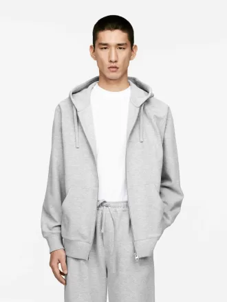 Hoodie med dragkedja