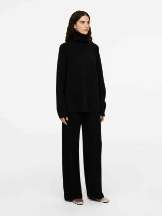 Kashmir-ulltröja med rullhals