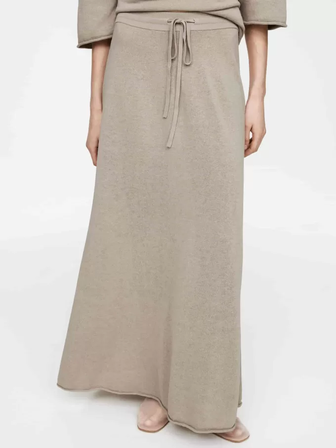 Kjol i blandning av linne och bomull Kjol i blandning av linne och bomull