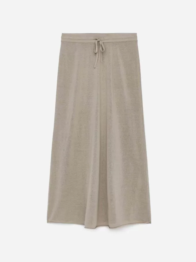 Kjol i blandning av linne och bomull Kjol i blandning av linne och bomull