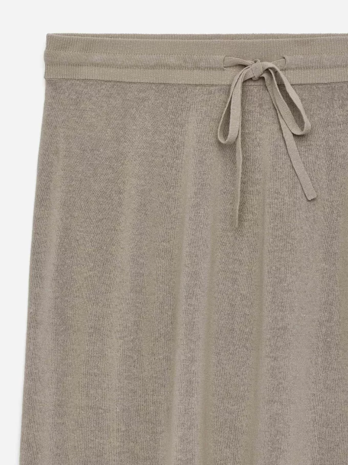 Kjol i blandning av linne och bomull Kjol i blandning av linne och bomull