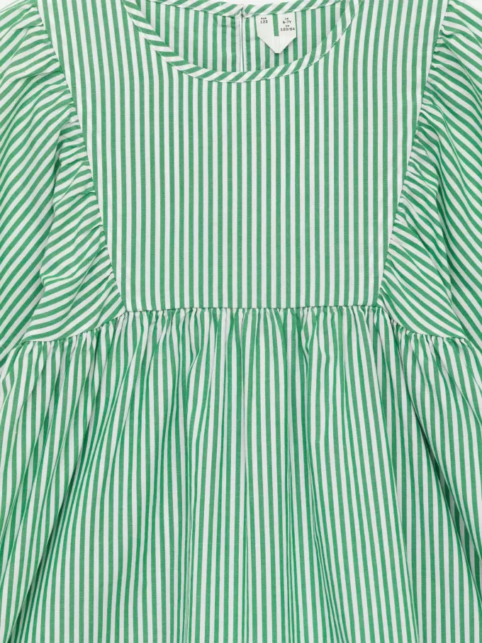 Klänning i bomullspoplin