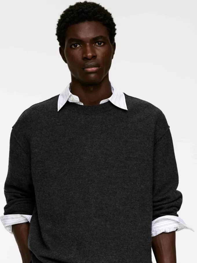 Kokt ull Crew-Neck Kokt ull Crew-Neck