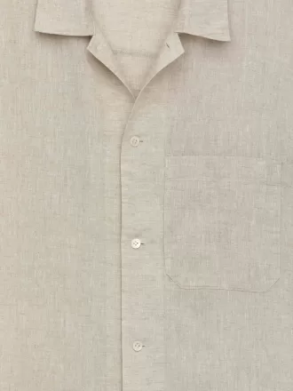 Kortärmad linneskjorta