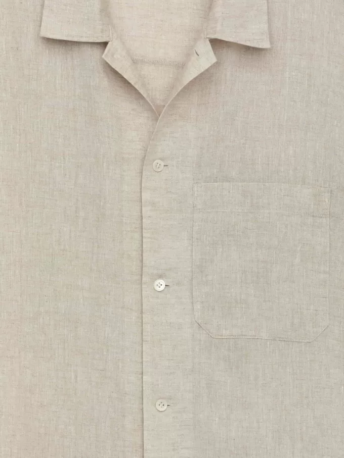 Kortärmad linneskjorta Kortärmad linneskjorta