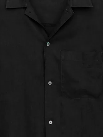 Kortärmad linneskjorta