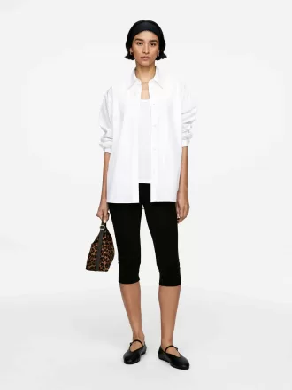 Läder Mary Jane Flats