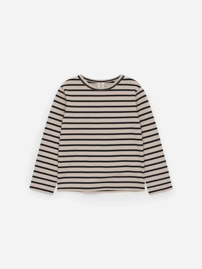 Långärmad T-shirt i bomull