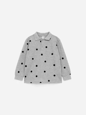 Långärmad pikétröja