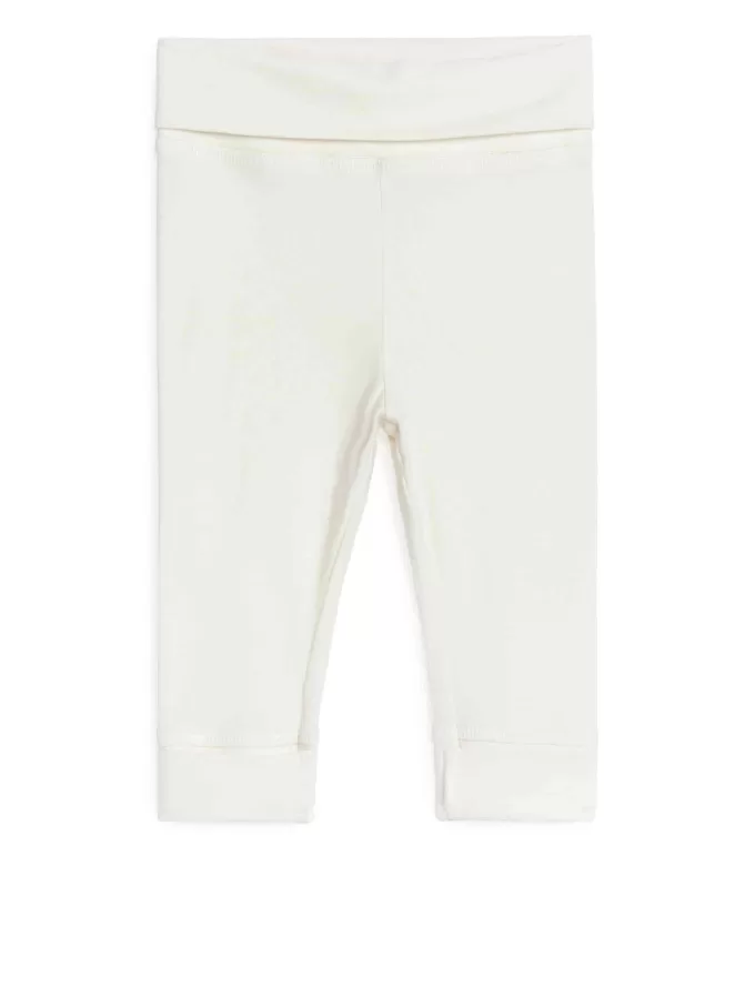 Leggings i mjuk bomull för nyfödd Leggings i mjuk bomull för nyfödd