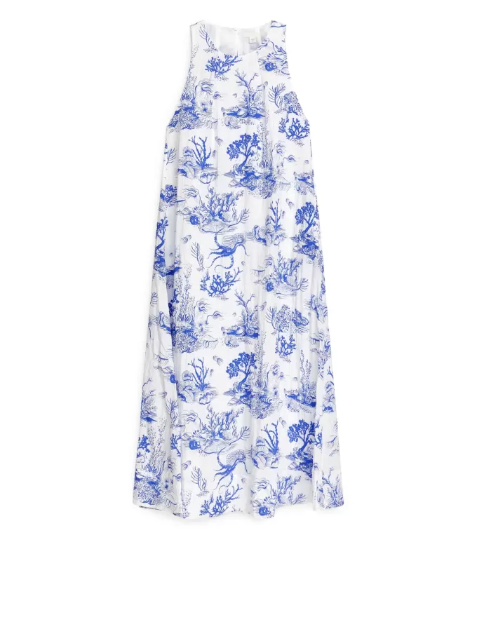 Maxiklänning med tryck