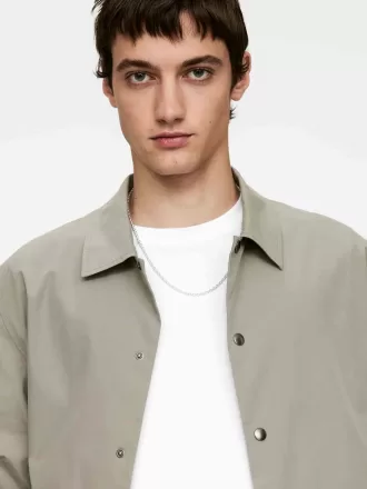 Medium Sterling Silver Chain Halsband