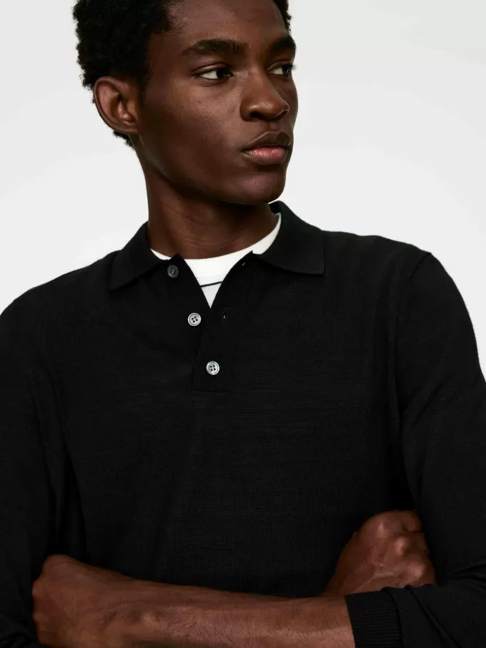 Merino Polo Jumper Merino Polo Jumper