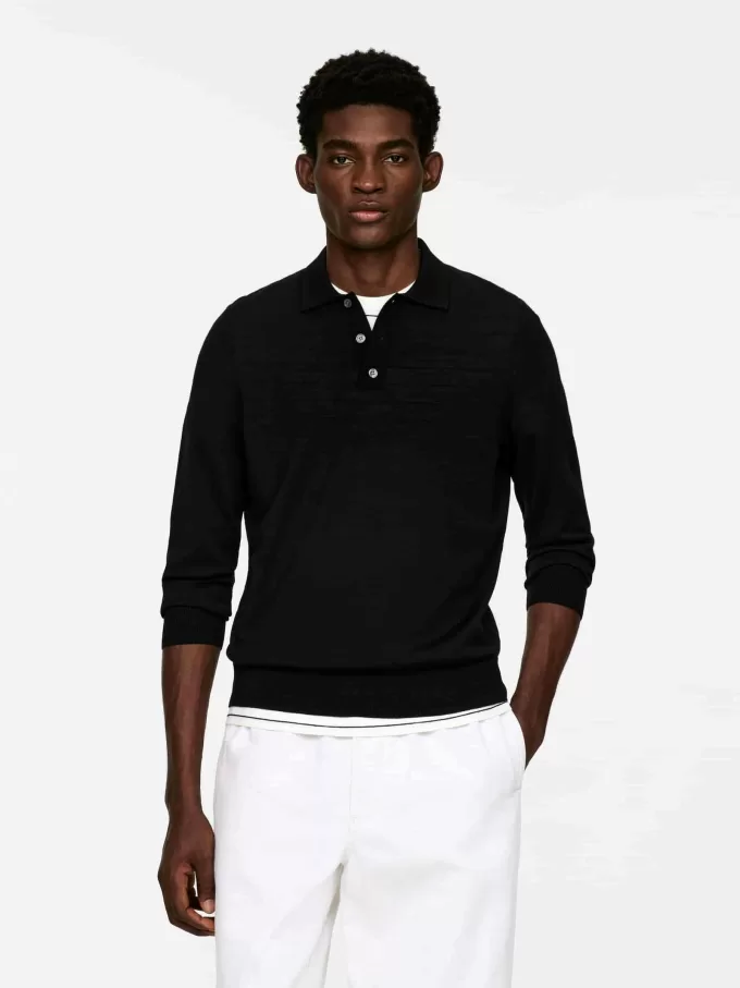 Merino Polo Jumper Merino Polo Jumper