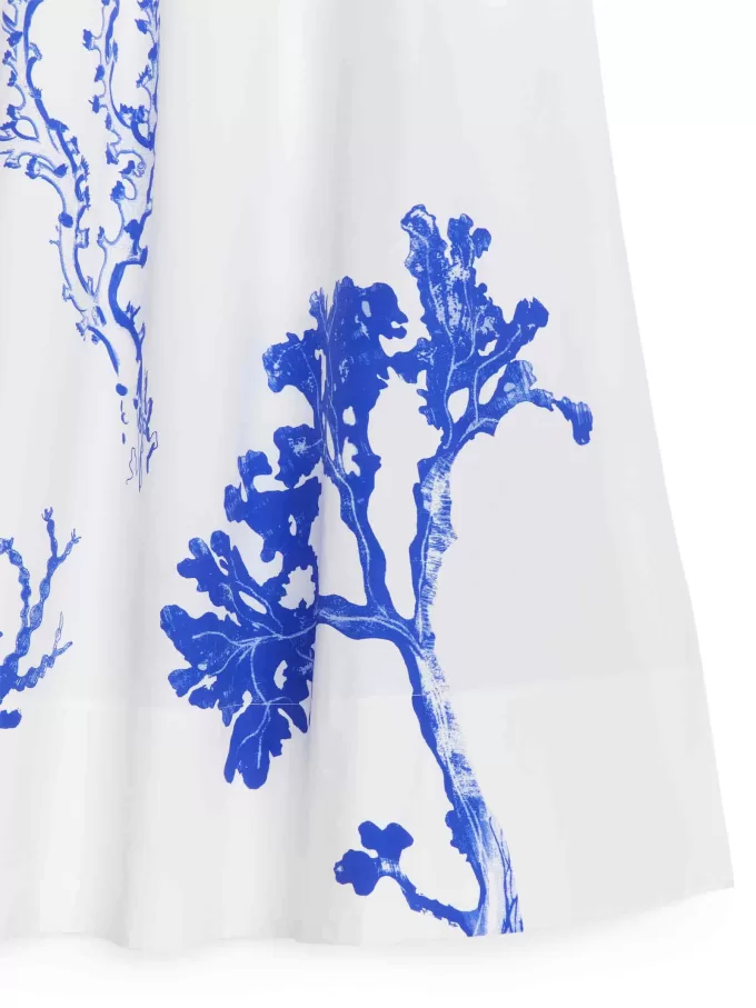 Midi bomullskjol Midi bomullskjol