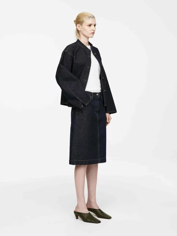 Midi jeanskjol Midi jeanskjol