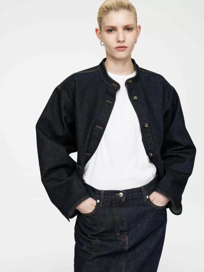 Midi jeanskjol Midi jeanskjol