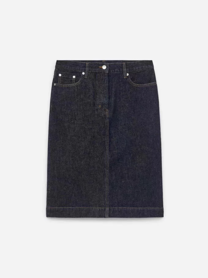 Midi jeanskjol Midi jeanskjol