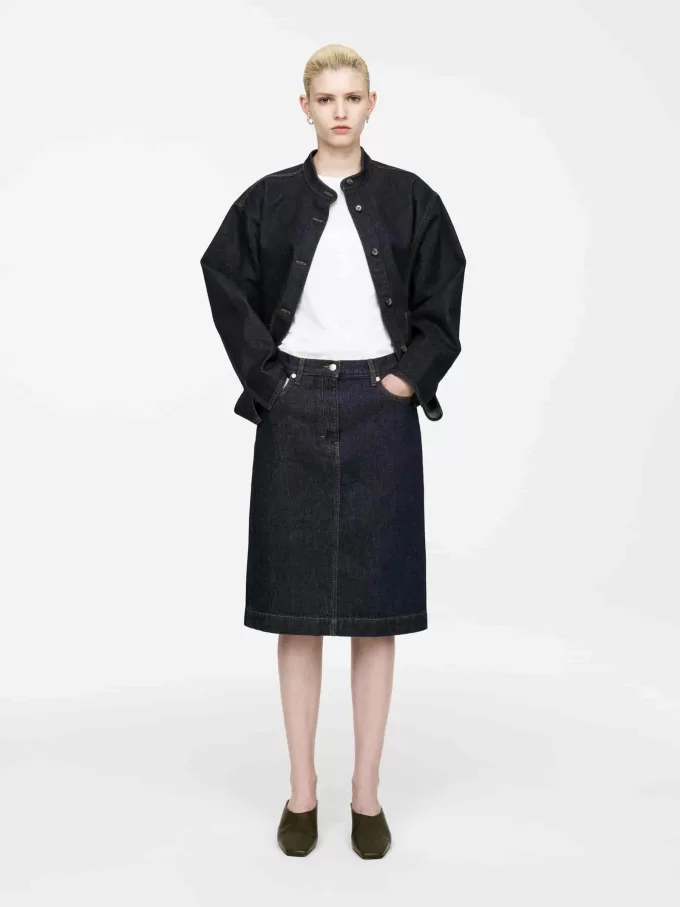 Midi jeanskjol Midi jeanskjol