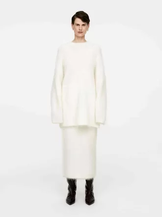 Mohair-Wool Blend Kjol