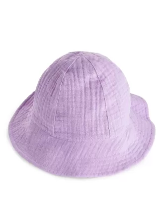 Muslin solhatt i bomull Muslin solhatt i bomull