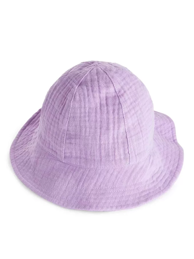 Muslin solhatt i bomull Muslin solhatt i bomull