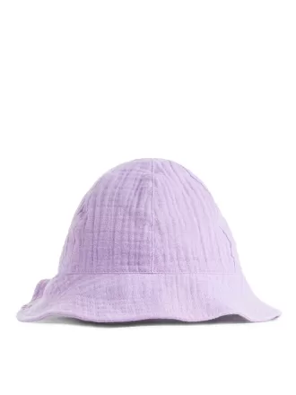 Muslin solhatt i bomull Muslin solhatt i bomull