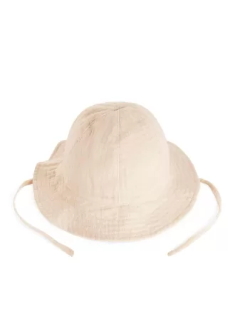 Muslin solhatt i bomull Muslin solhatt i bomull