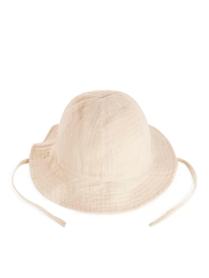 Muslin solhatt i bomull Muslin solhatt i bomull