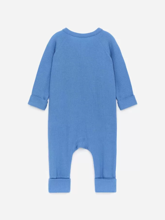 Nyfödd Slät Ribb Pyjamas Nyfödd Slät Ribb Pyjamas