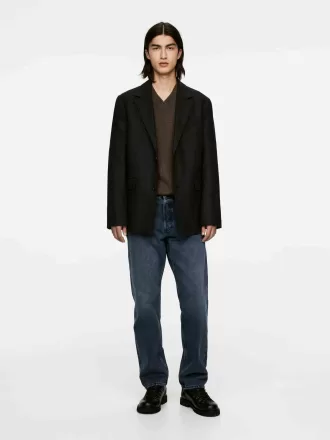 OCEAN Lösa raka jeans