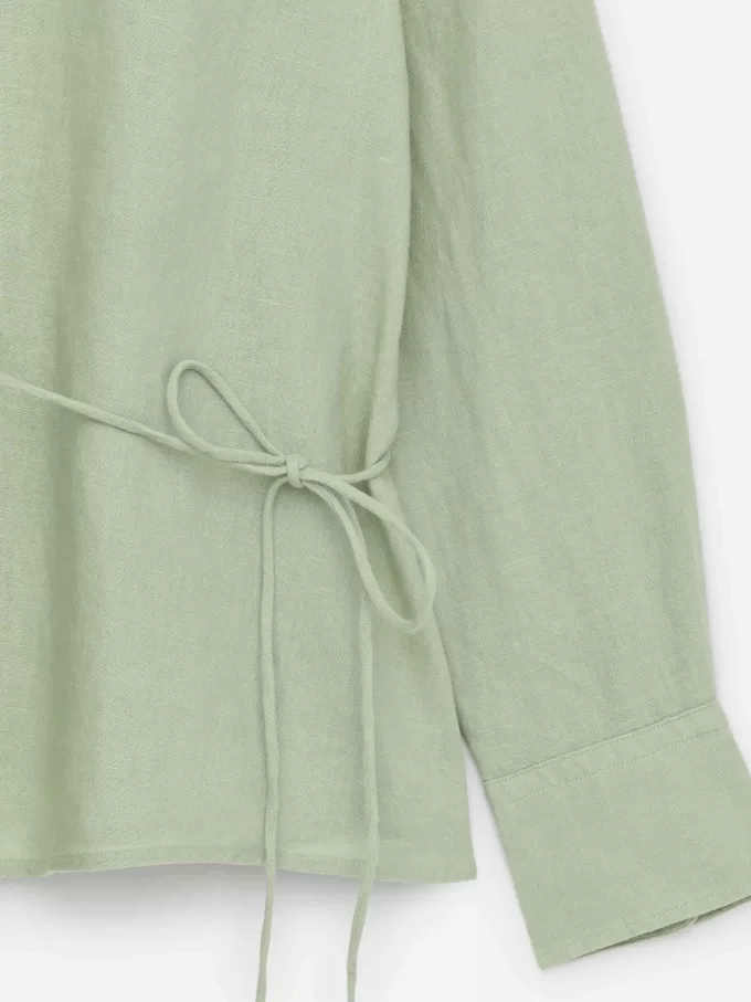 Omlott linneskjorta Omlott linneskjorta