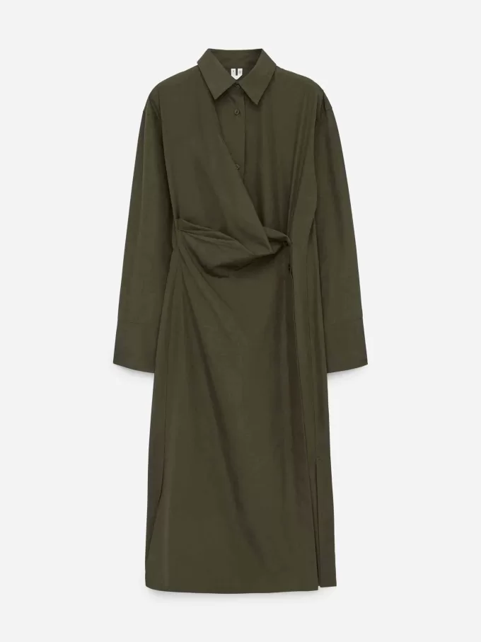 Omlottklänning i midi Omlottklänning i midi