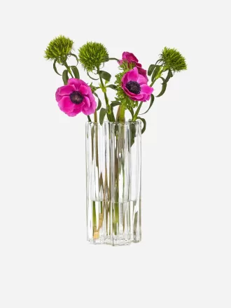 Oregelbunden glasvas 25 cm