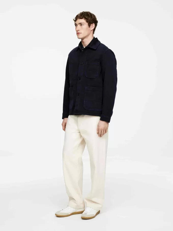 Överfärgad Twill-övertröja Överfärgad Twill-övertröja