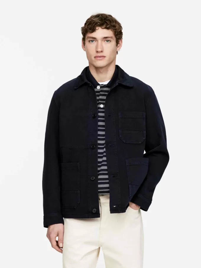 Överfärgad Twill-övertröja Överfärgad Twill-övertröja