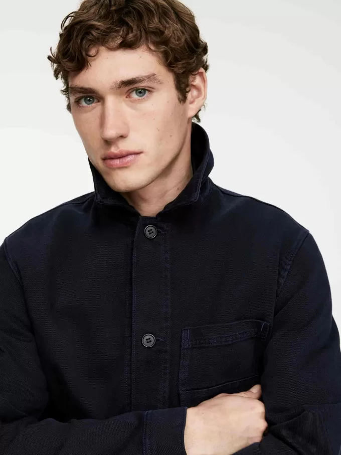 Överfärgad Twill-övertröja Överfärgad Twill-övertröja