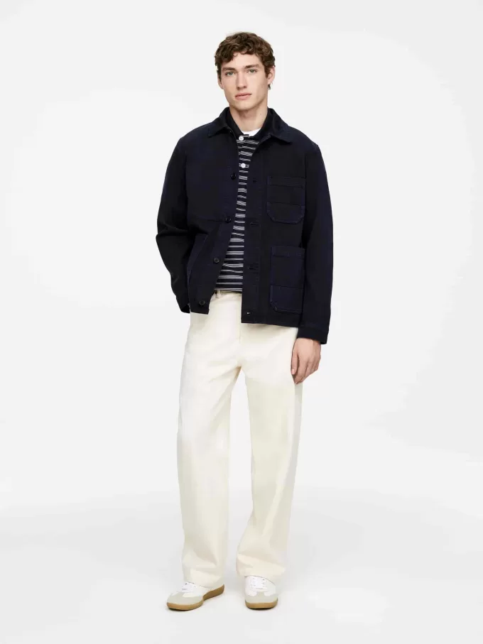 Överfärgad Twill-övertröja Överfärgad Twill-övertröja