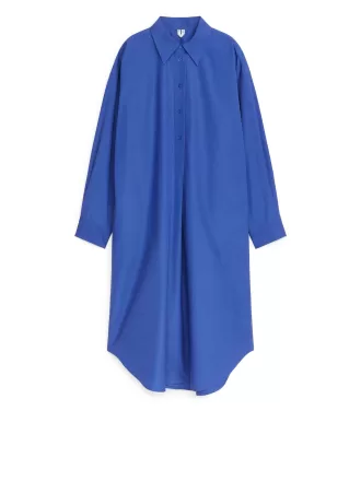 Oversize skjortklänning