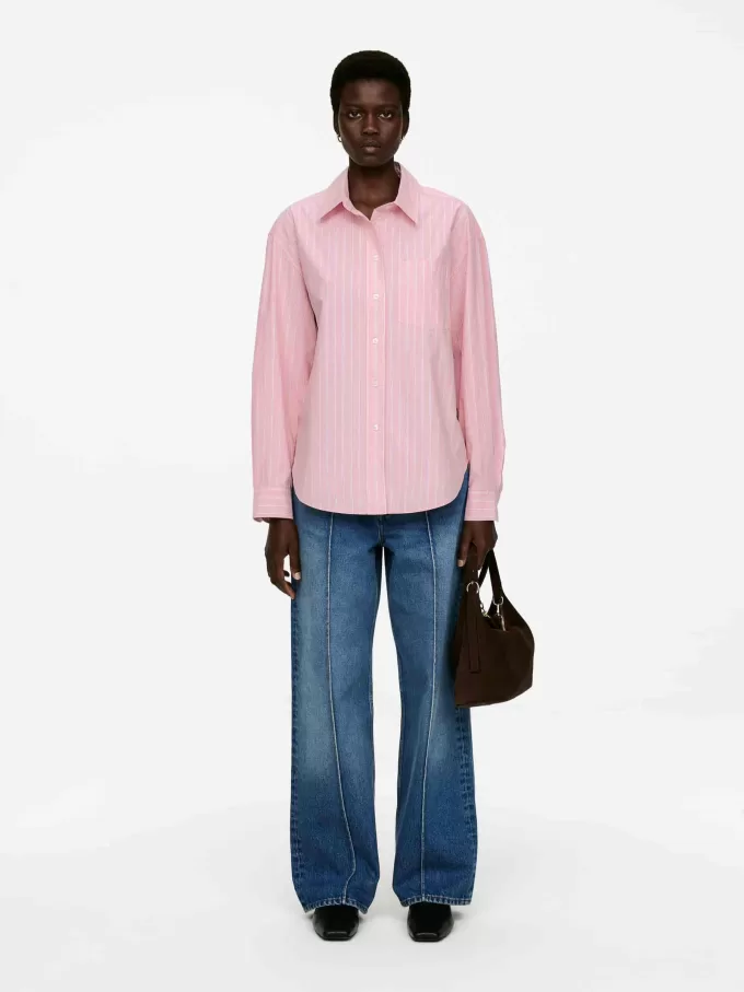 Oversized bomullsskjorta Oversized bomullsskjorta