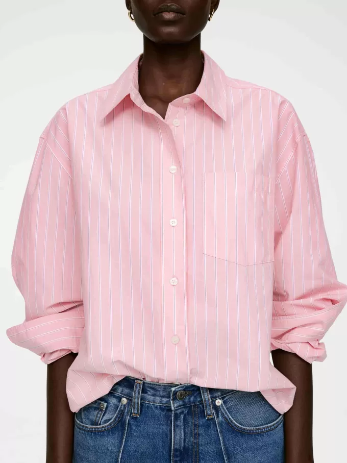 Oversized bomullsskjorta Oversized bomullsskjorta