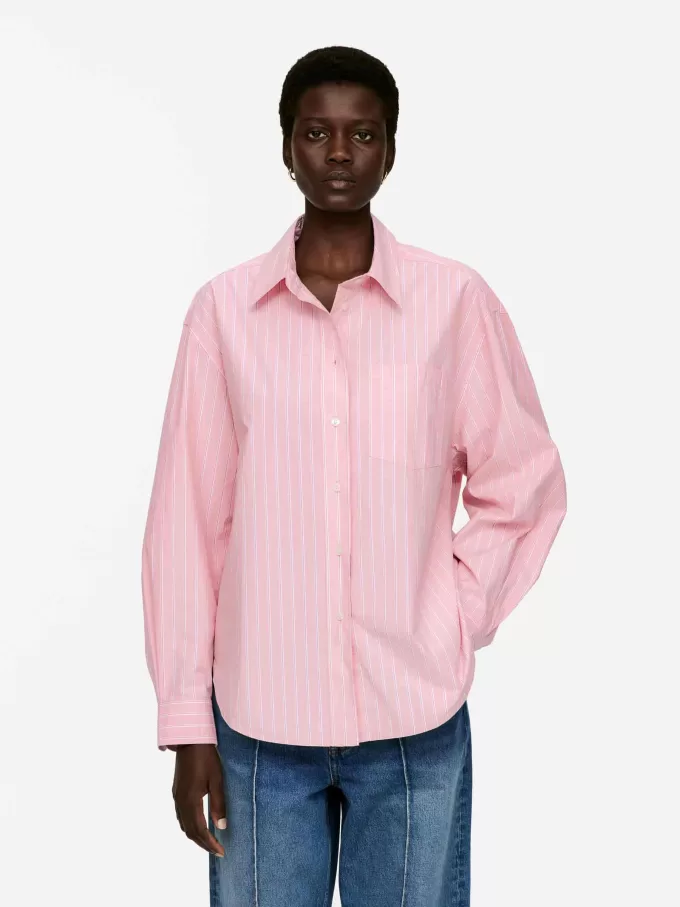 Oversized bomullsskjorta Oversized bomullsskjorta