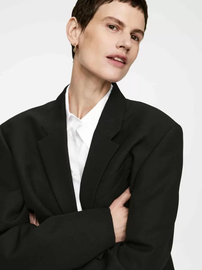 Oversized bomullsskjorta Oversized bomullsskjorta