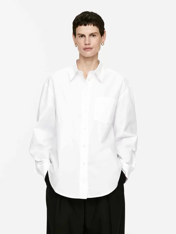 Oversized bomullsskjorta Oversized bomullsskjorta