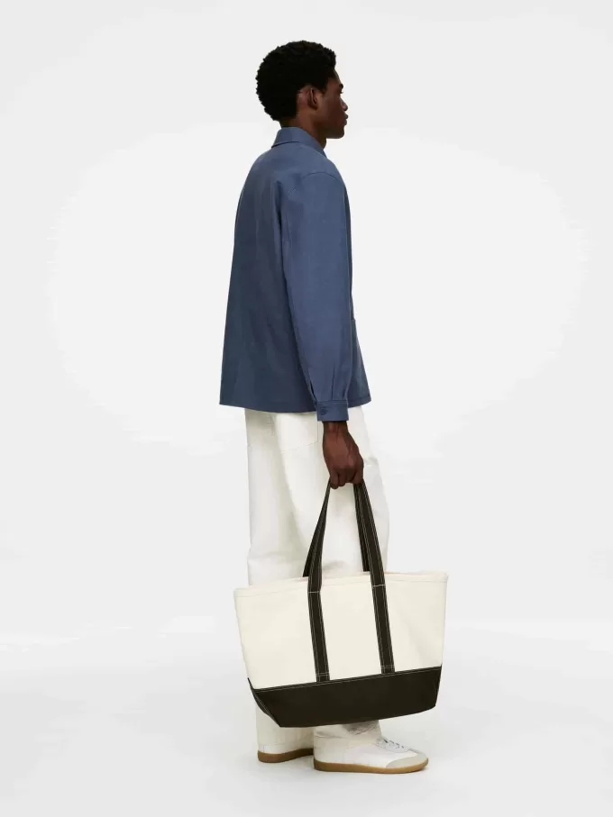 Övertröja i bomull/linne Övertröja i bomull/linne