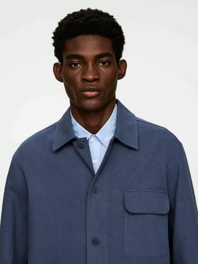 Övertröja i bomull/linne Övertröja i bomull/linne